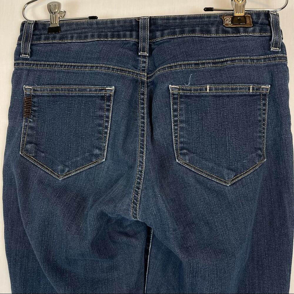Paige Rising Glen Mid-Rise Dark Wash Bootcut Denim Jeans Women's Size 29 - Picture 4 of 8